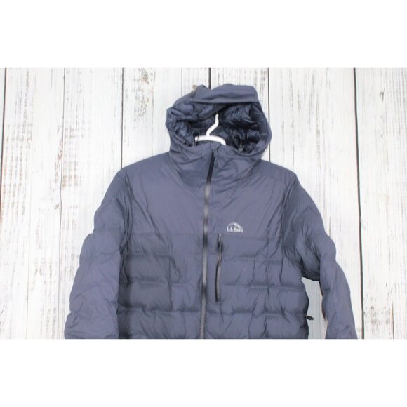 LL Bean Wind Challenger Stretch Down Jacket Blue Size XL - Picture 2 of 11
